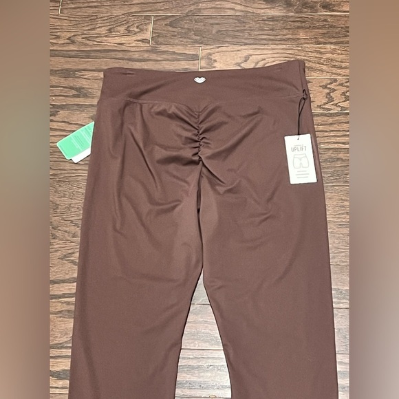 Active Uplift Scrunch Leggings Brown Large - Picture 6 of 8